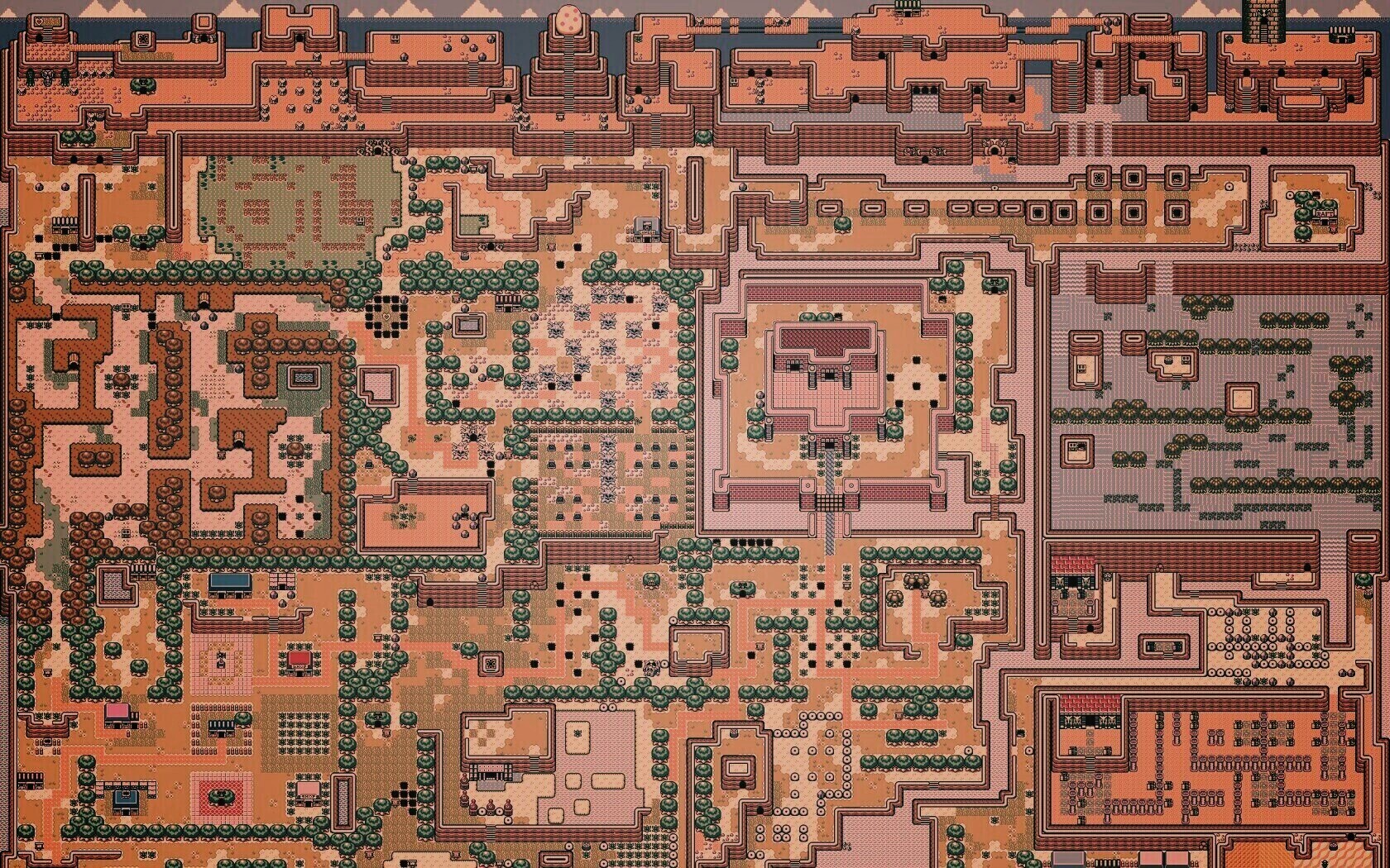 Пиксельный мир обои