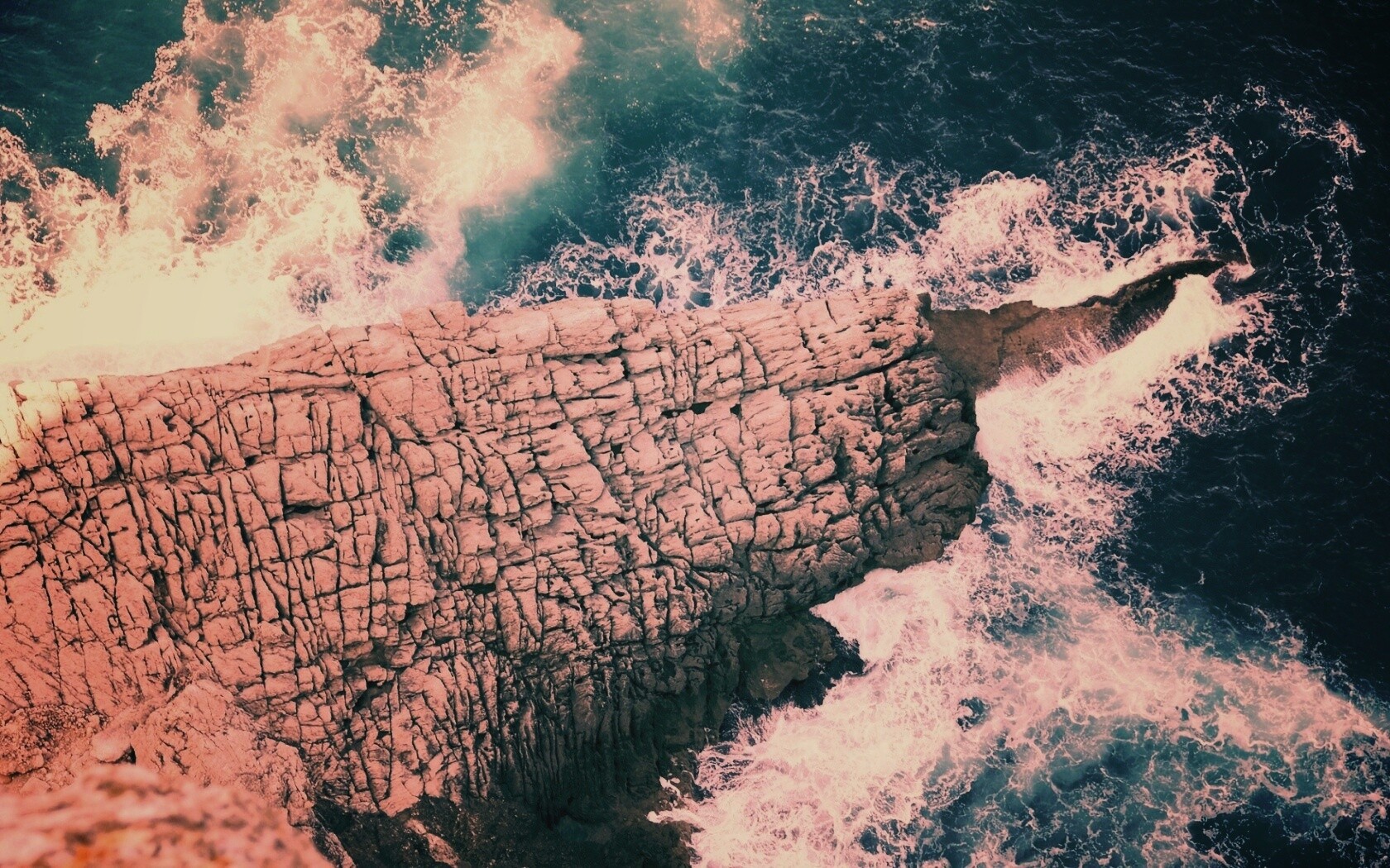 Водораздел в море обои