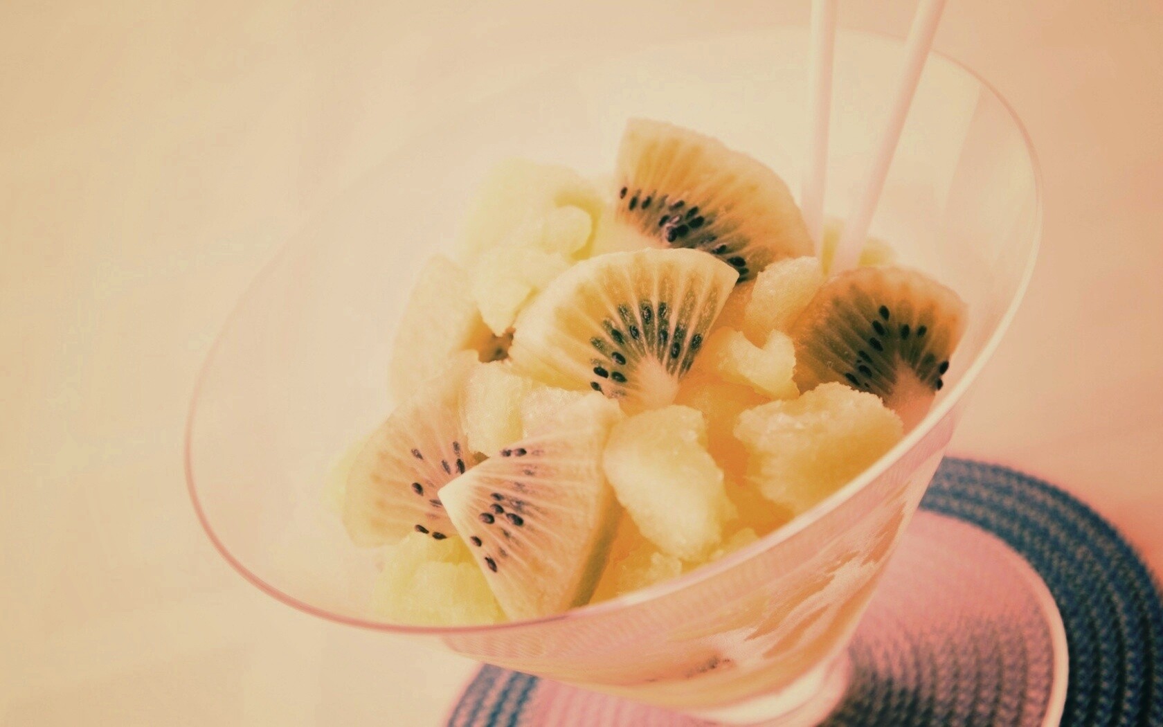 Мороженое с киви обои