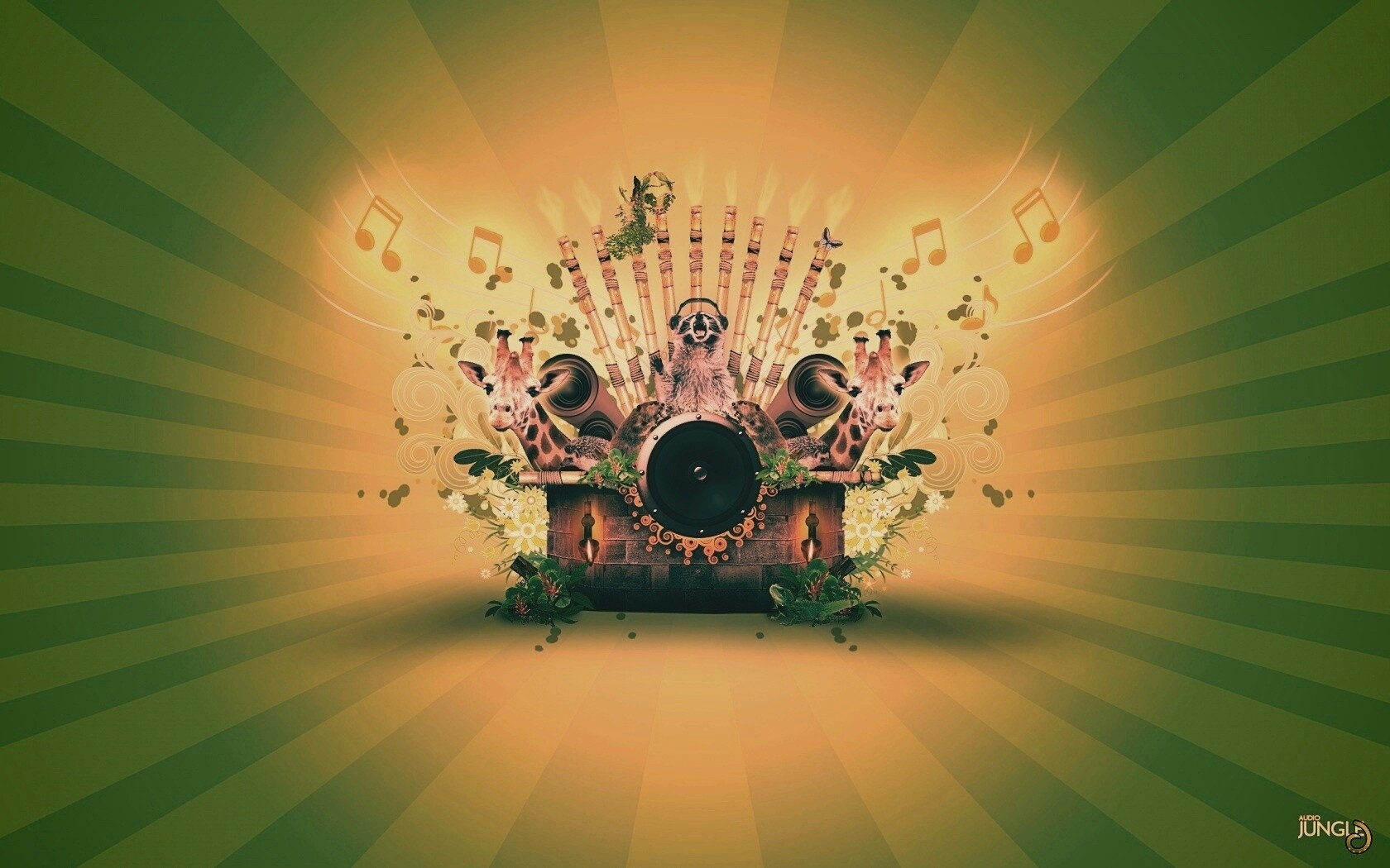 Музыка джунглей обои
