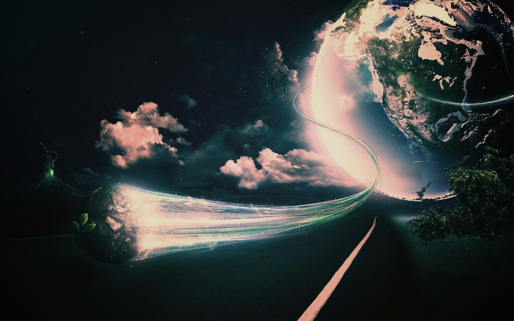 Полет с земли обои