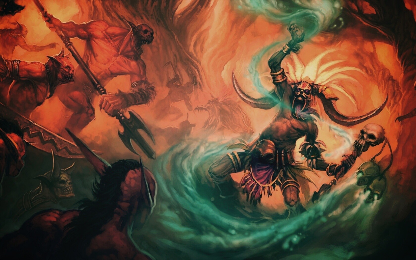 Шаман из Diablo 3 обои