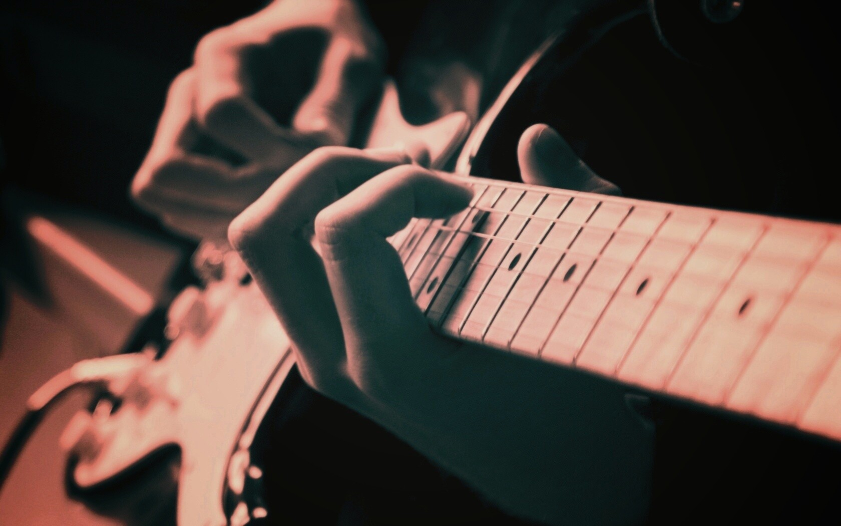 Игра на гитаре обои