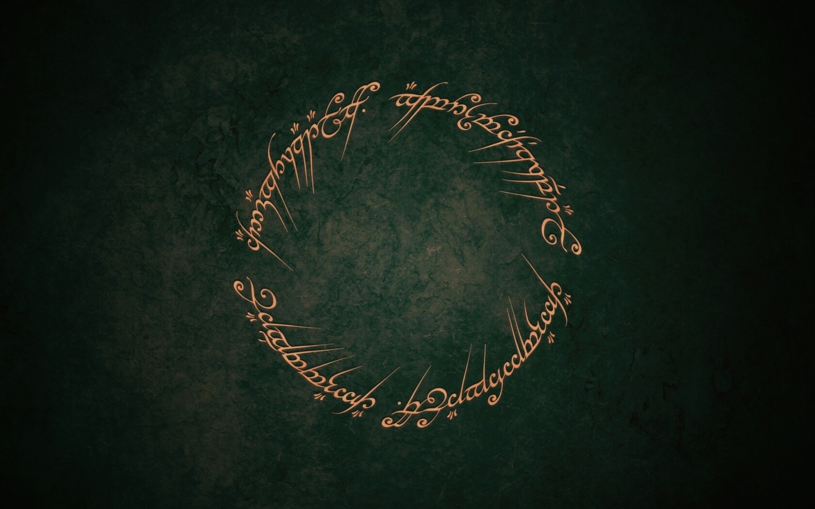 Кольцо всевластья - узор обои