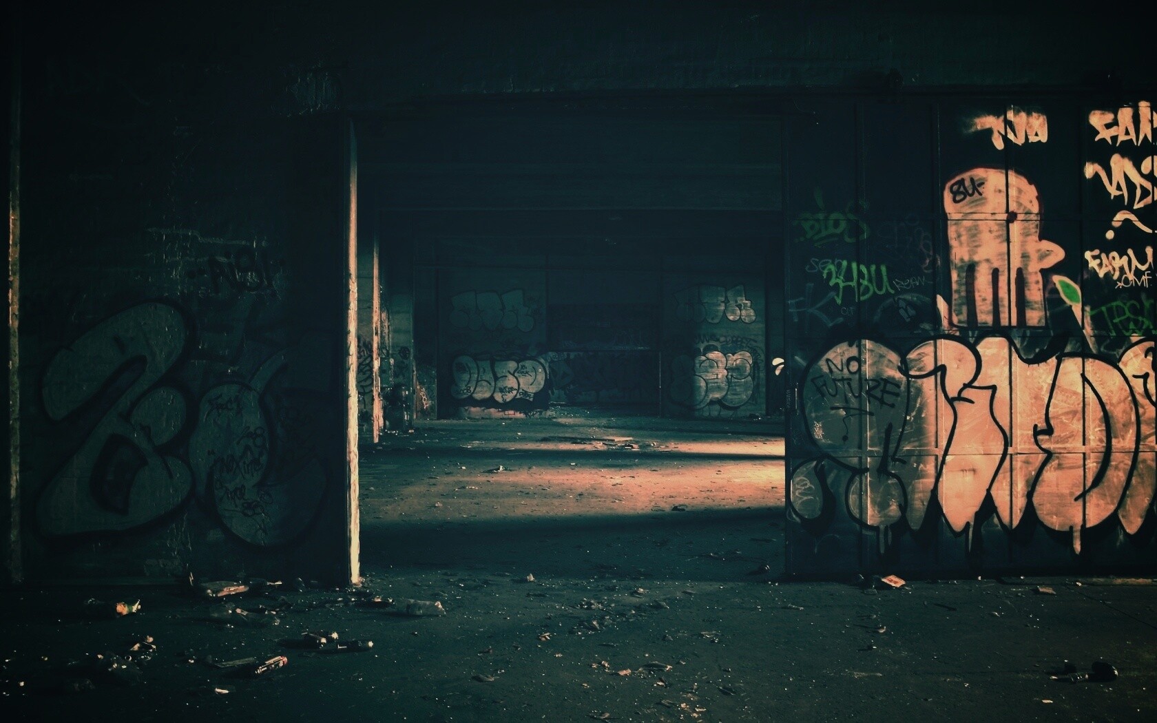 Заброшенное здание обои