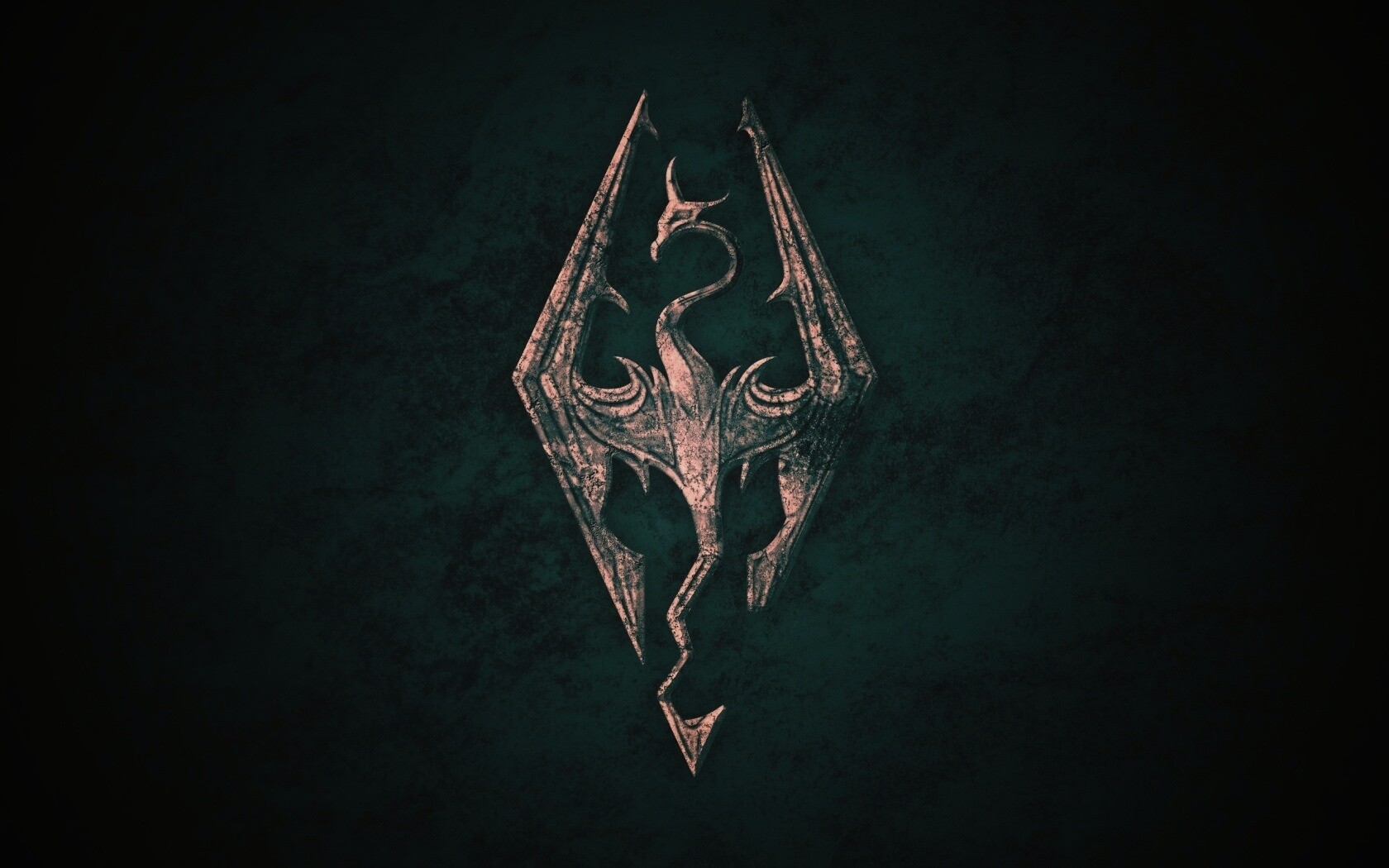 Логотип Skyrim обои