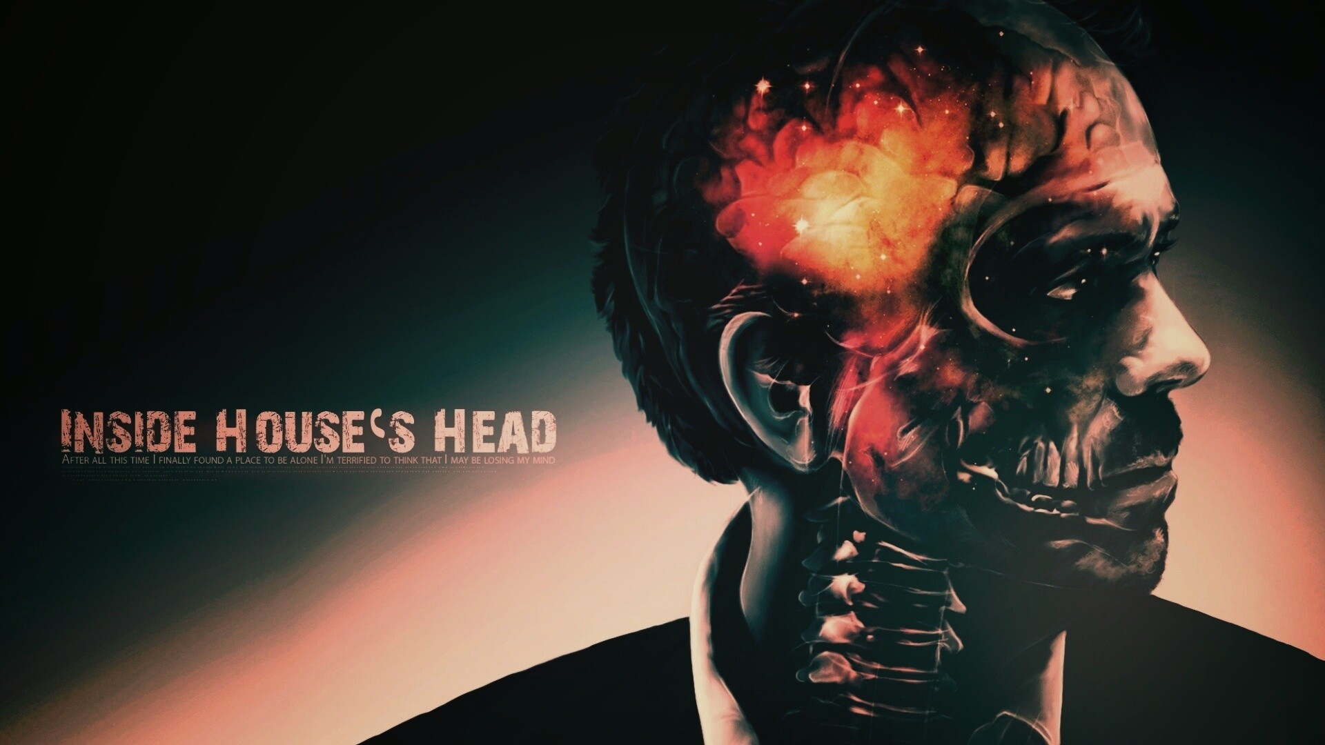 В голове доктора Хауса обои