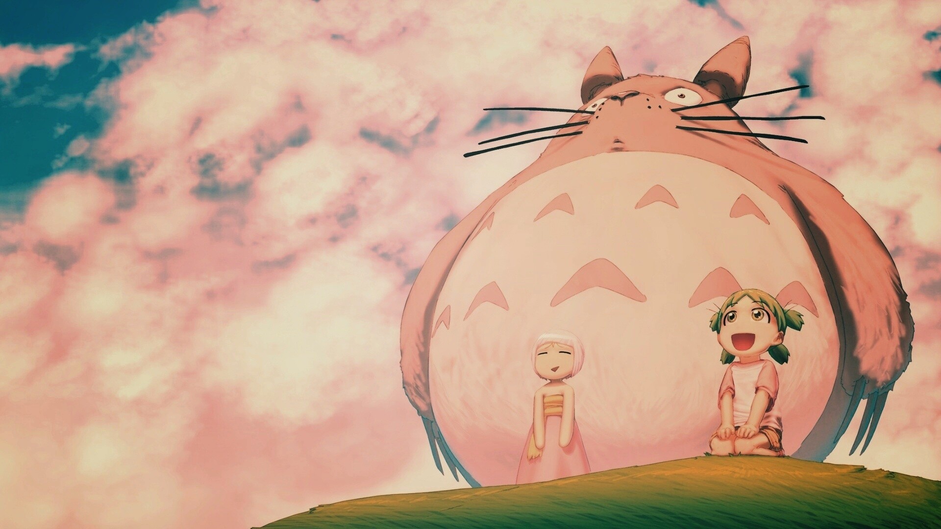 Дети с толстой мышью обои