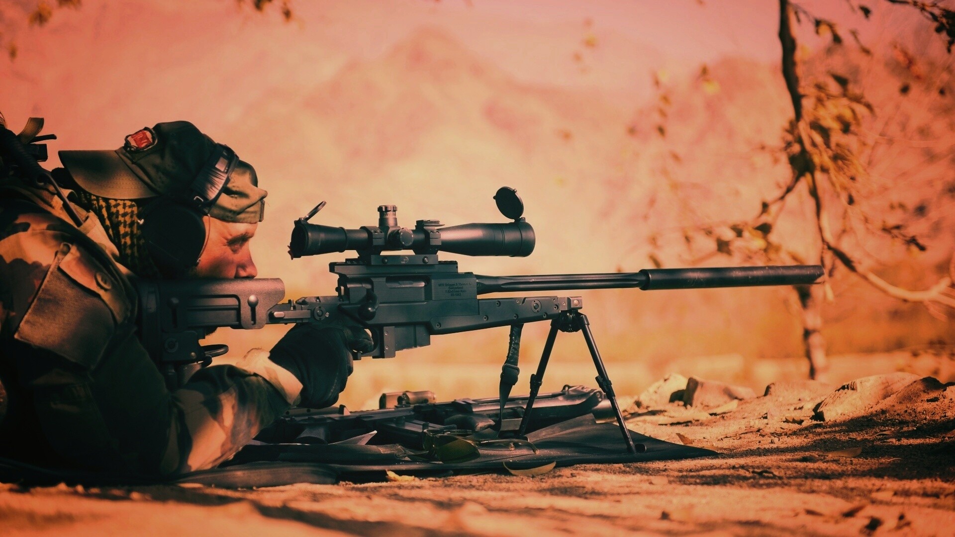 Стрелок в засаде обои