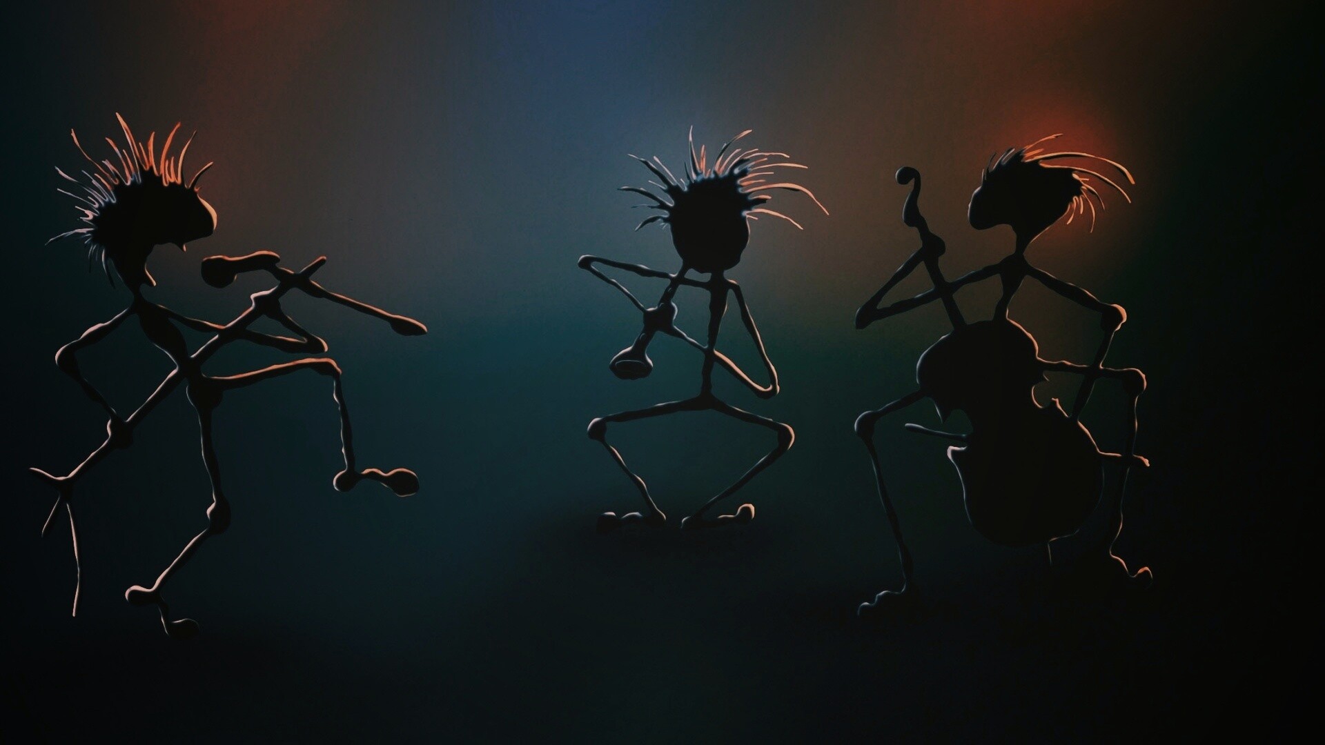 Фигурки музыкантов обои