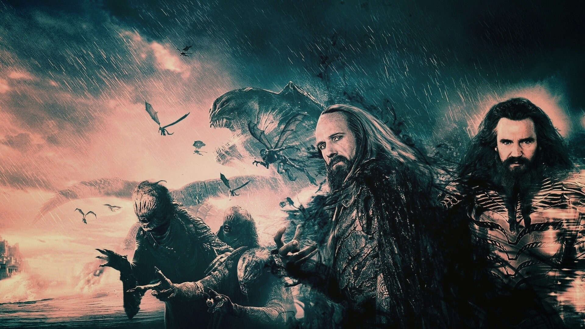 Зевс и Аид из фильма Битва Титанов обои