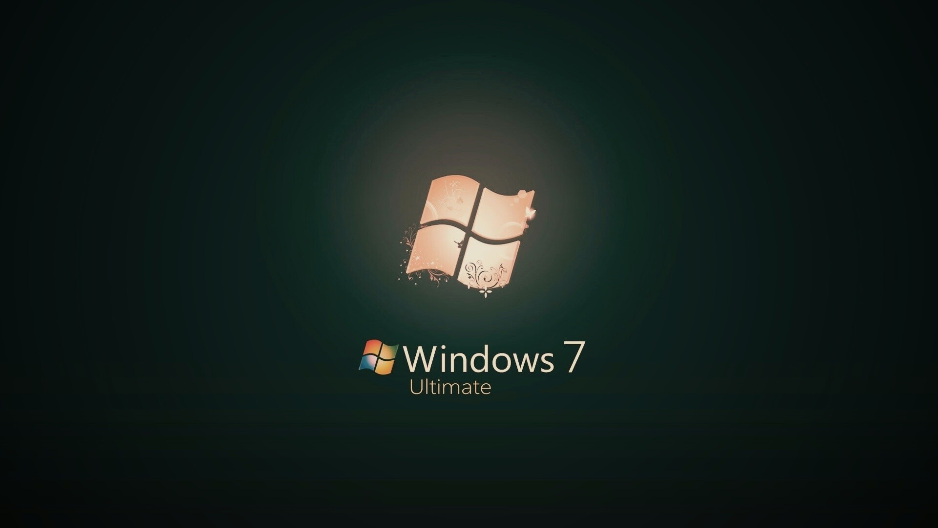 Логотип WIndows 7 Ultimate обои