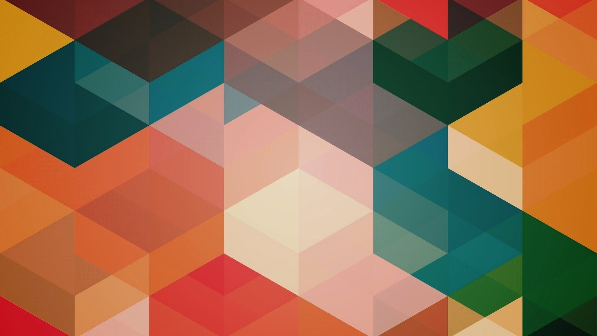 Разноцветные параллелограммы обои