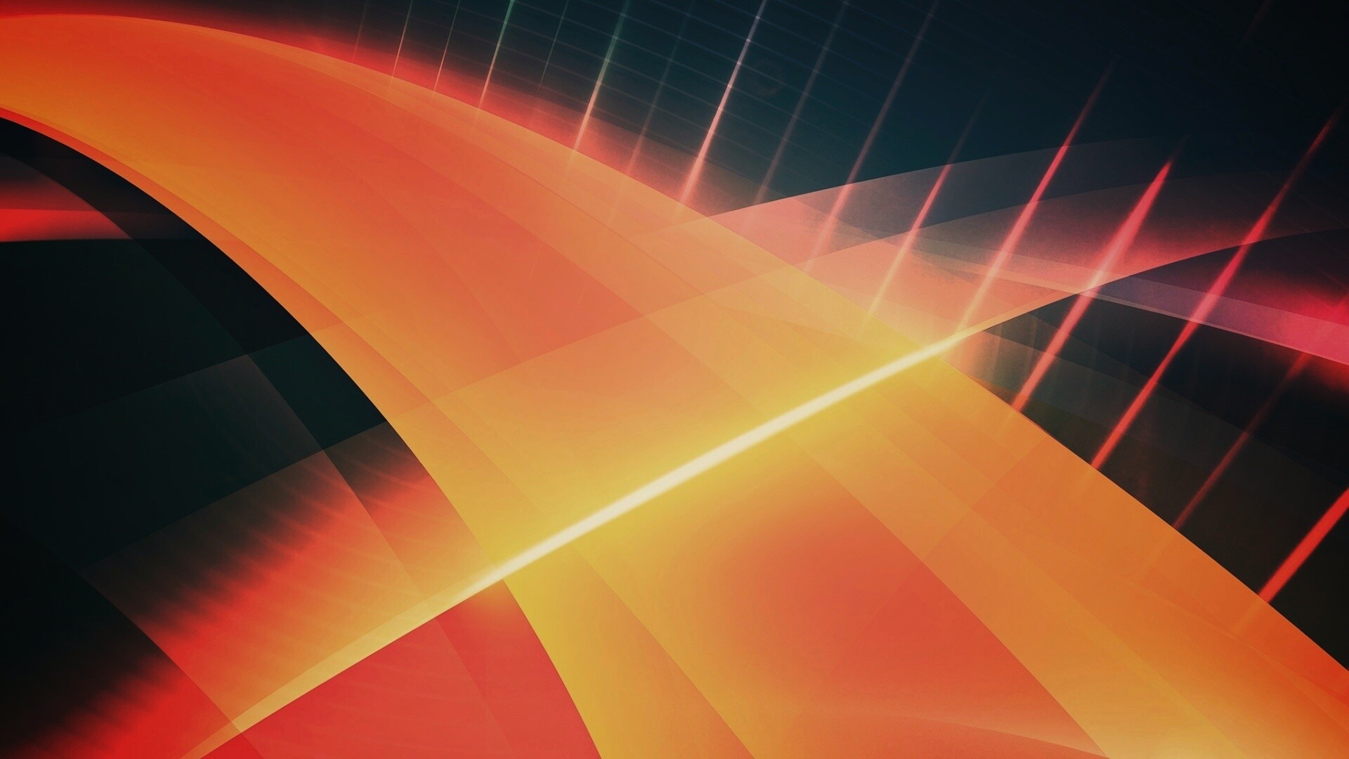 Пересекающиеся оранжевые полосы обои