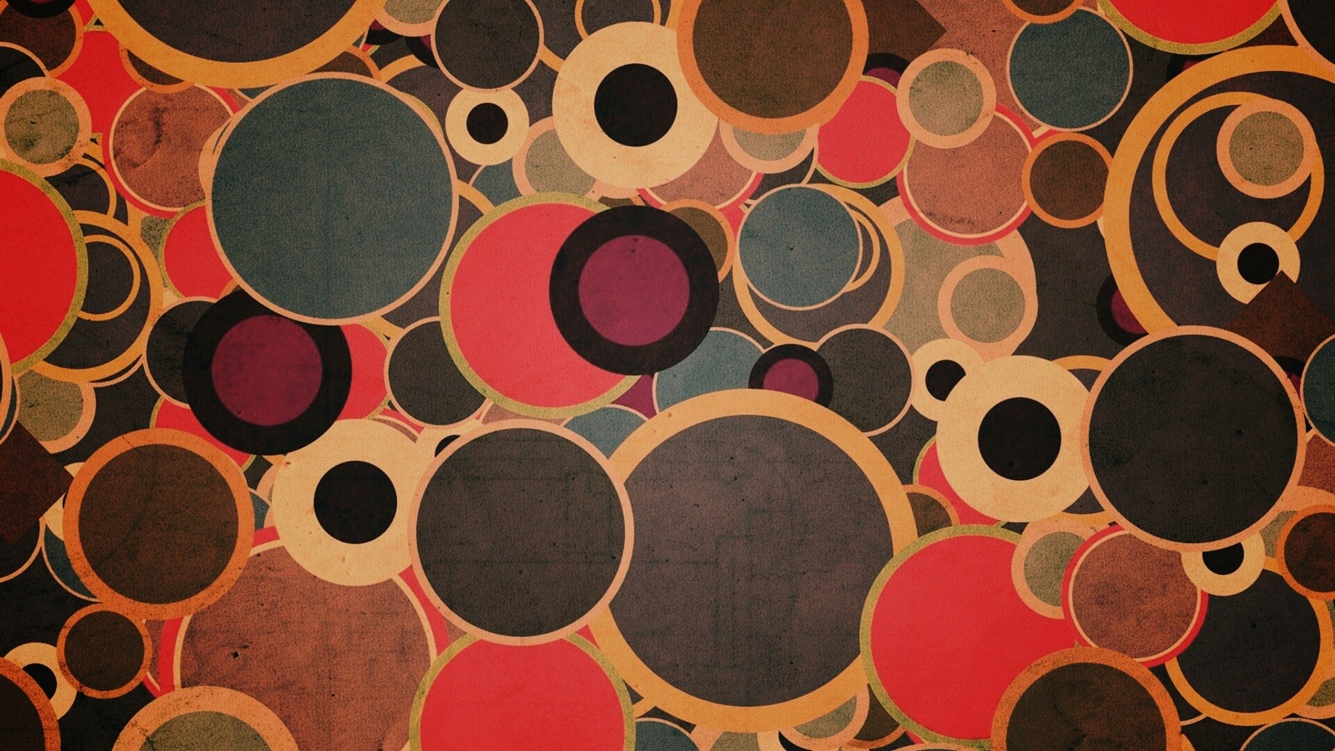 Цветные круги обои