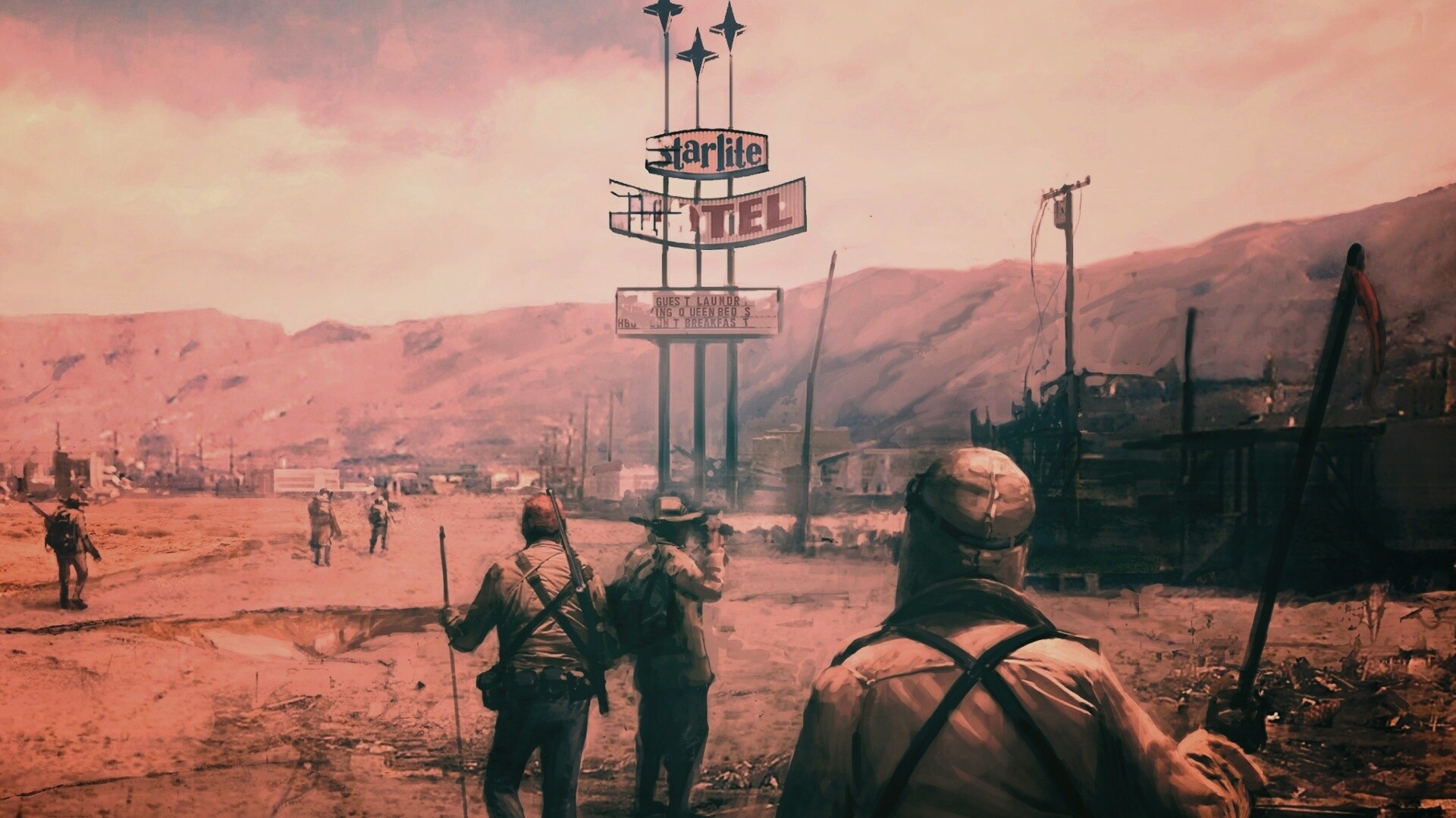 Постапокалиптический вид обои