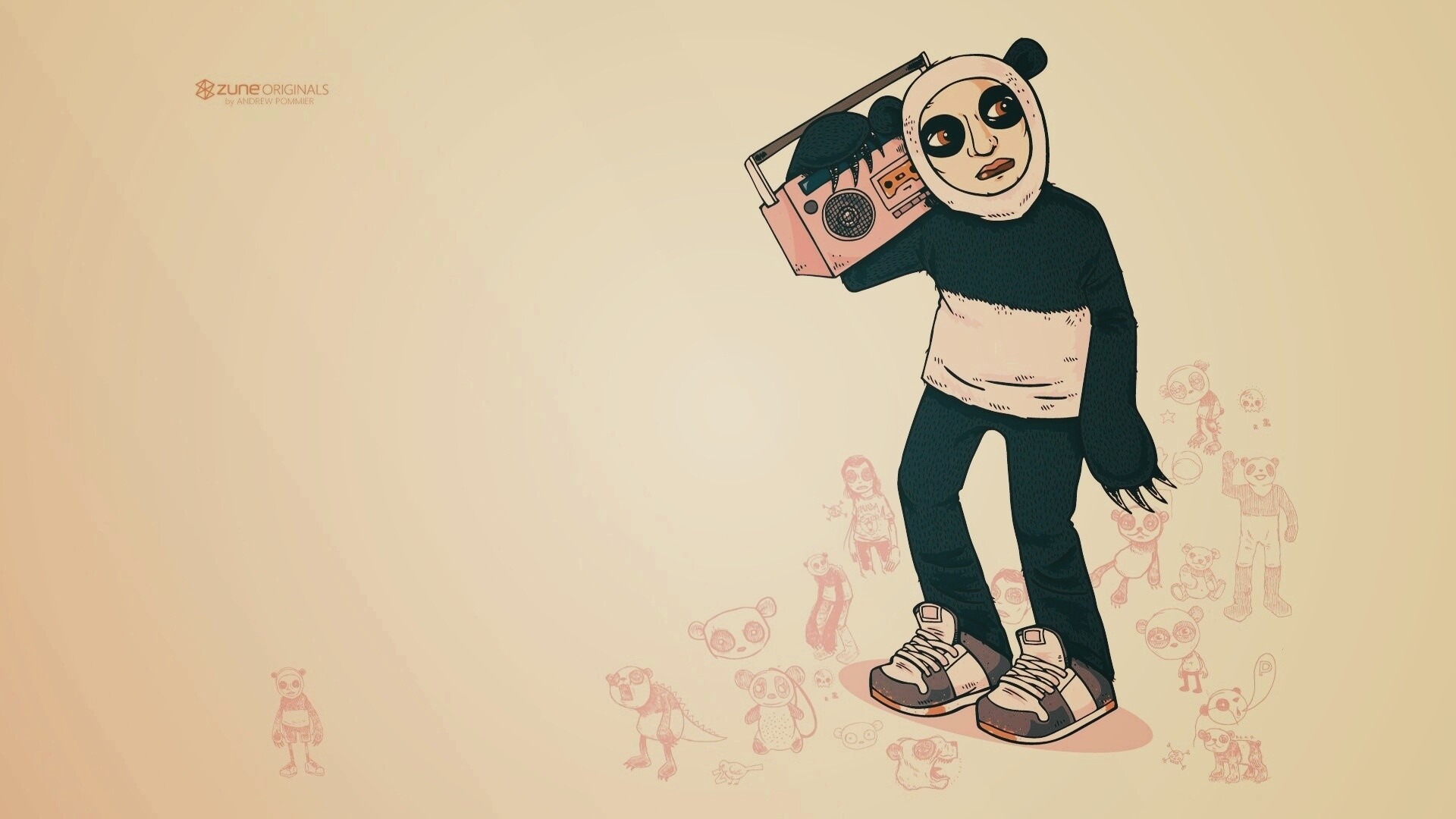 Панда - ньюэйдж обои