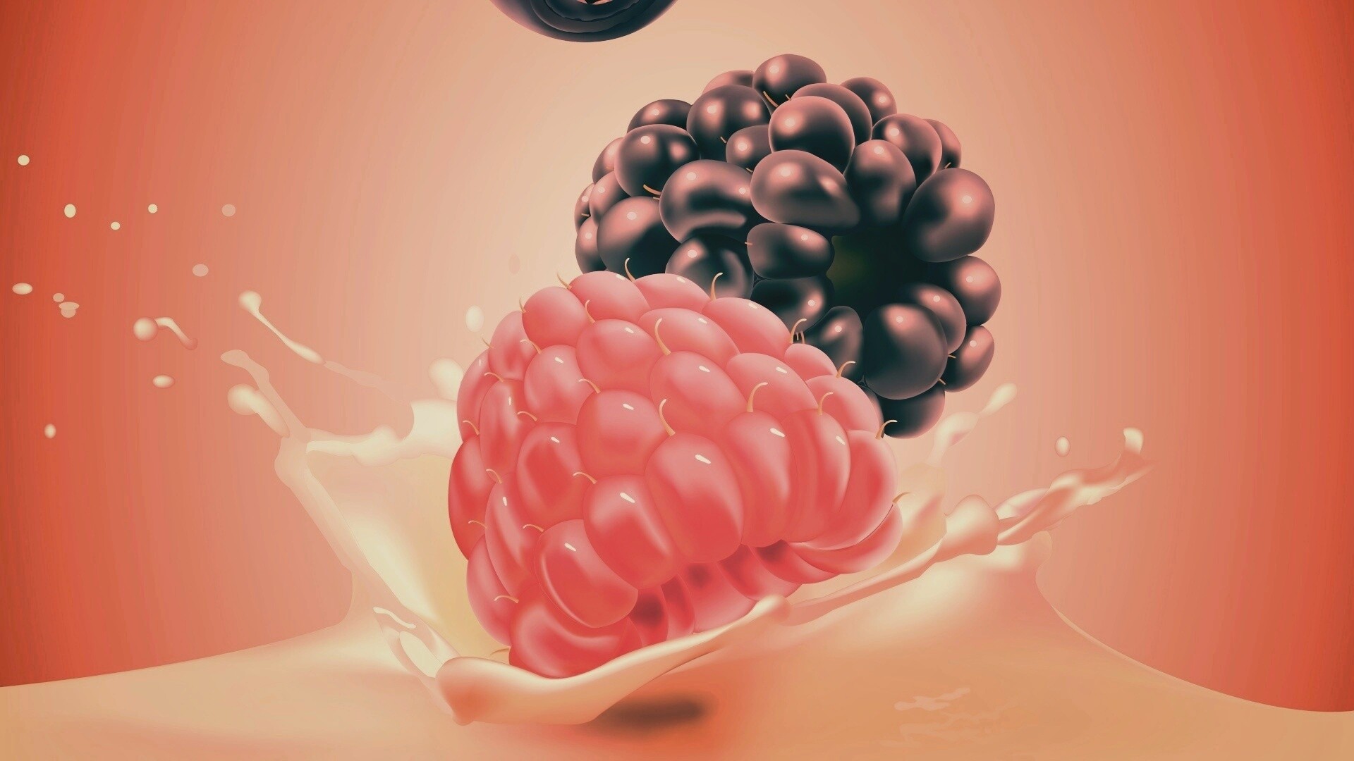 Векторные ягоды обои