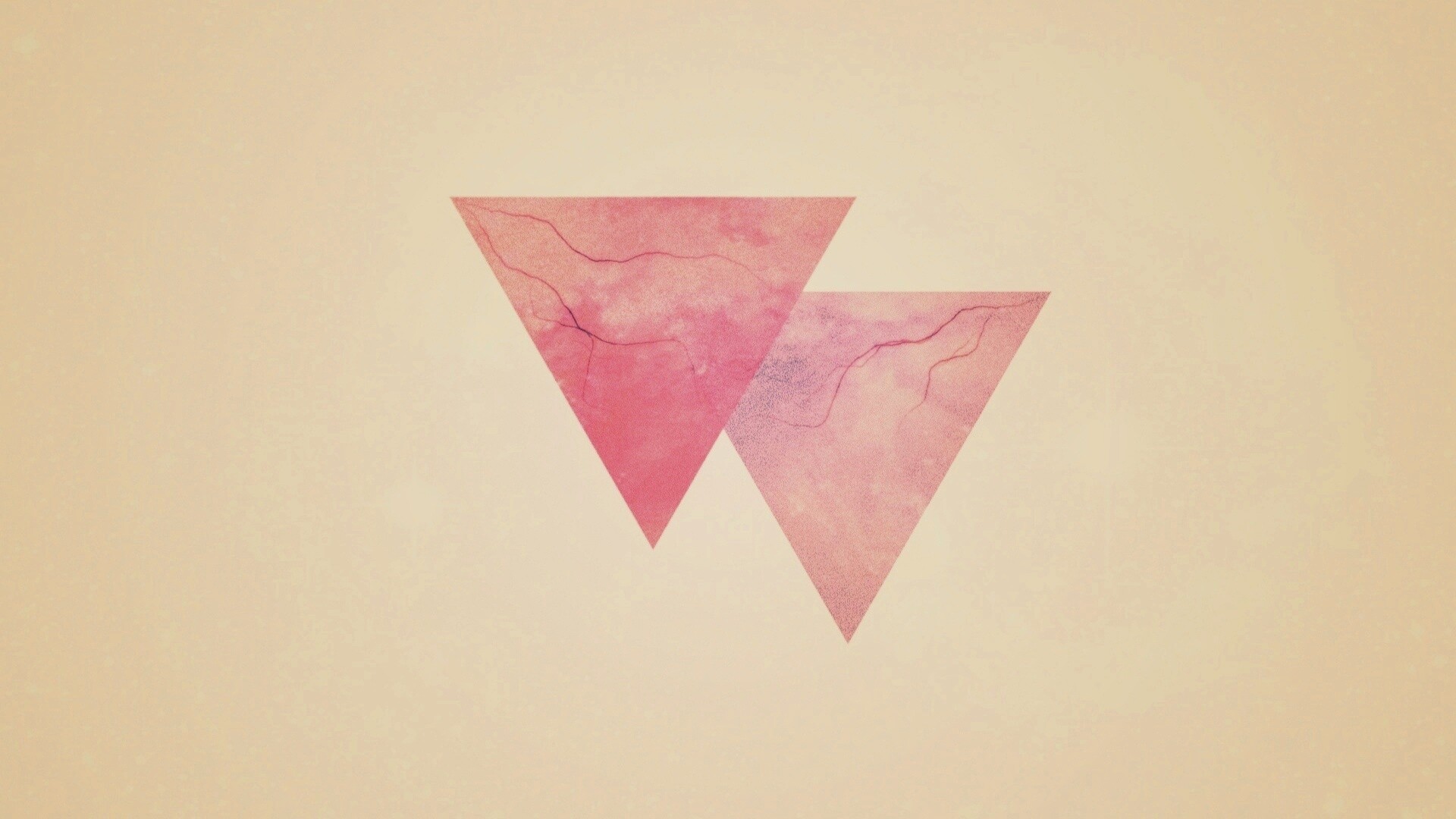 Минималистичные треугольники обои