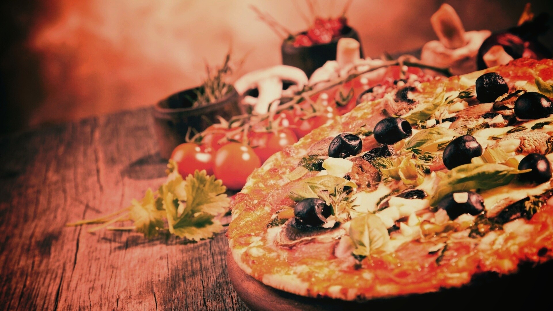 Аппетитная пицца обои