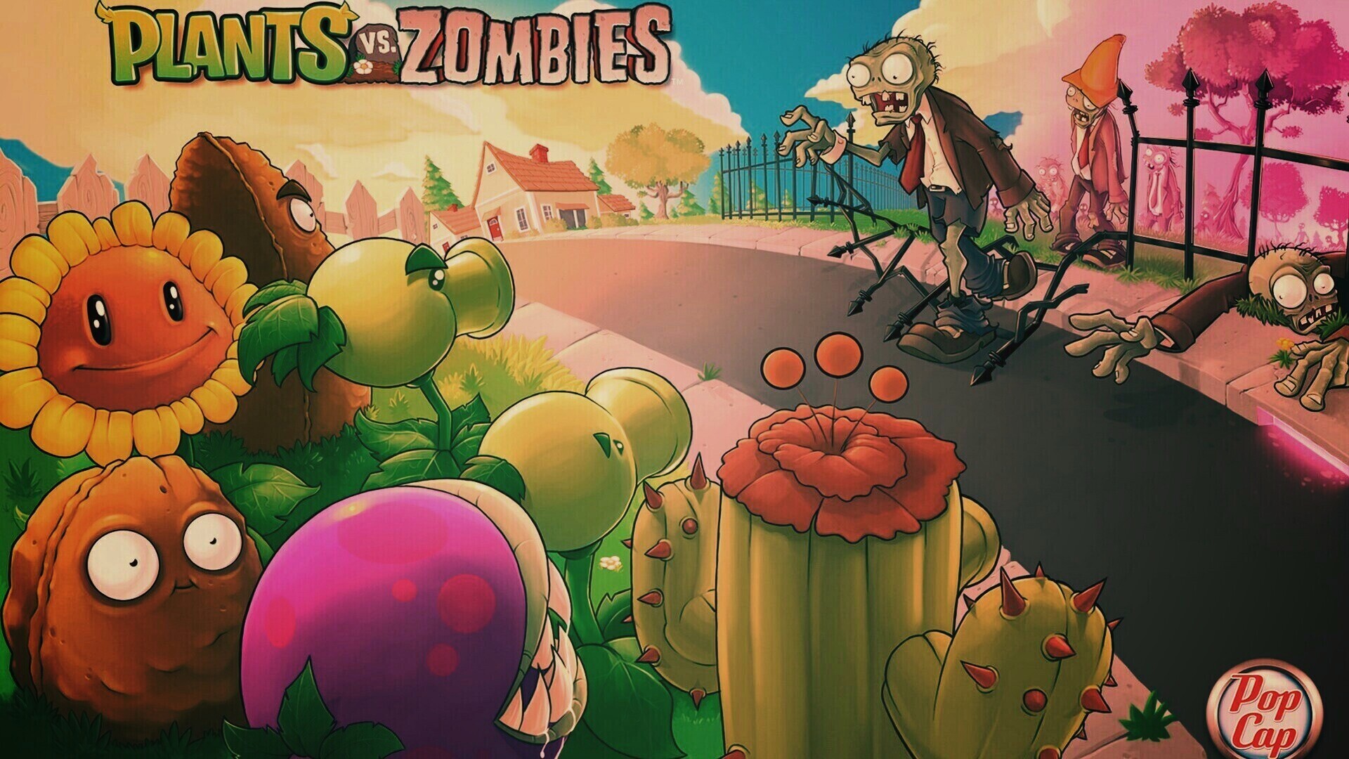 Plants vs zombies обои