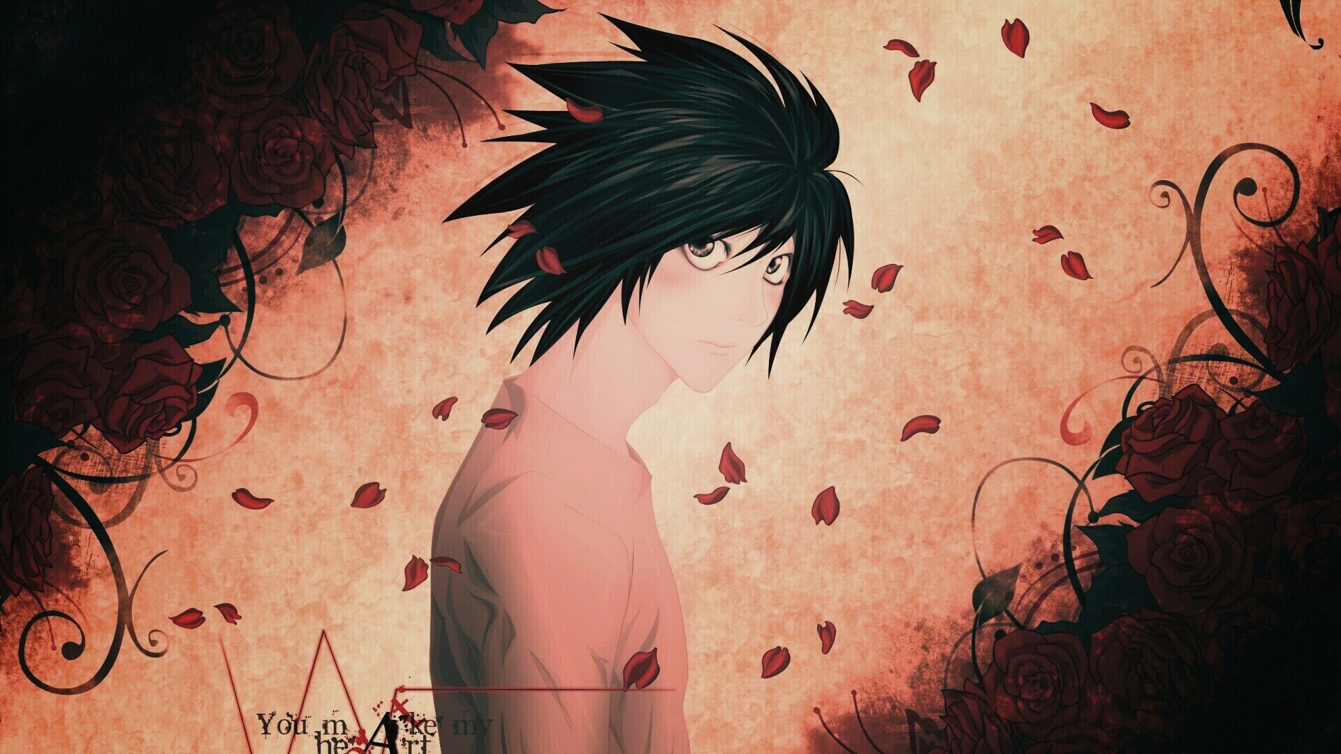 Тетрадь смерти, фанарт обои