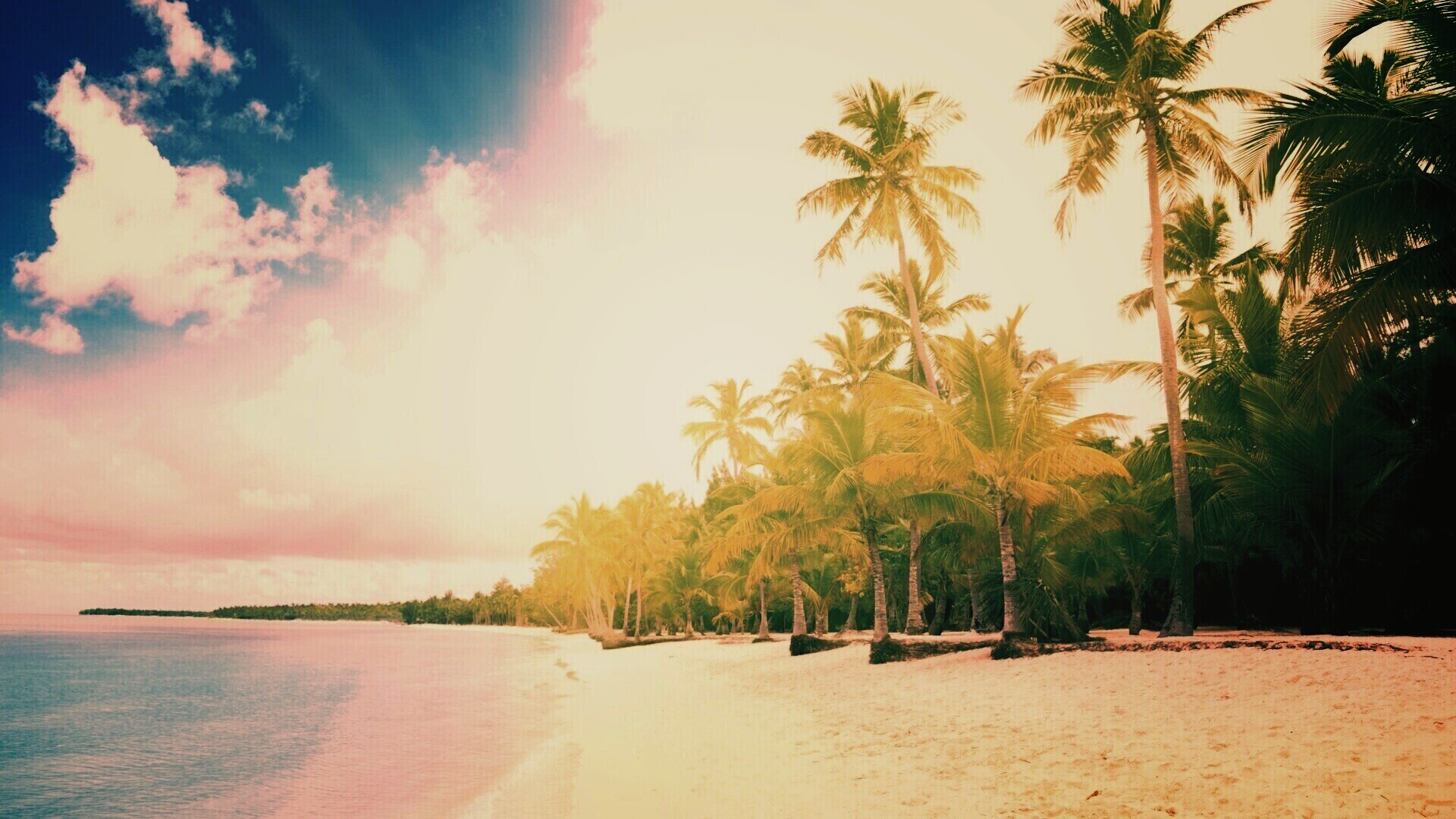 Тропическое побережье обои