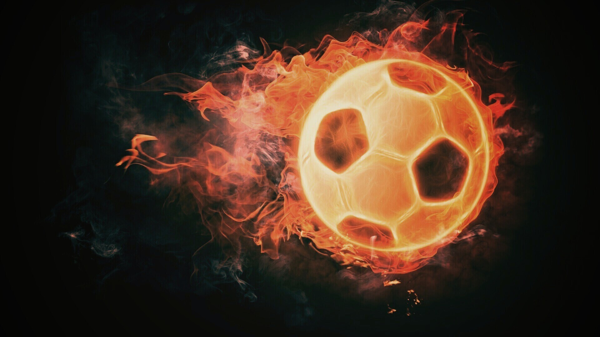 Огненный мяч обои