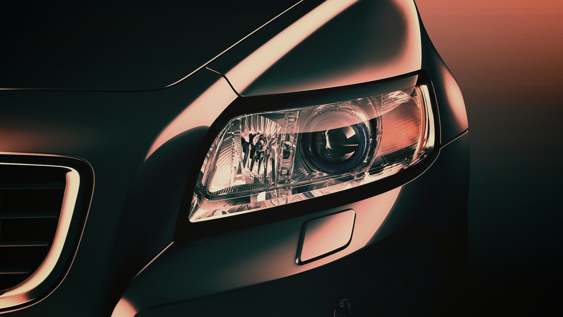 Автомобильная фара обои