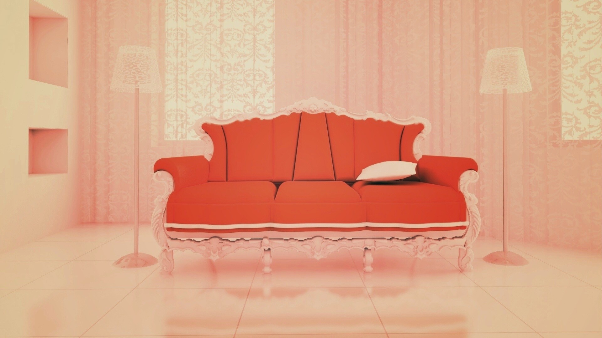 Диван в стиле ампир обои