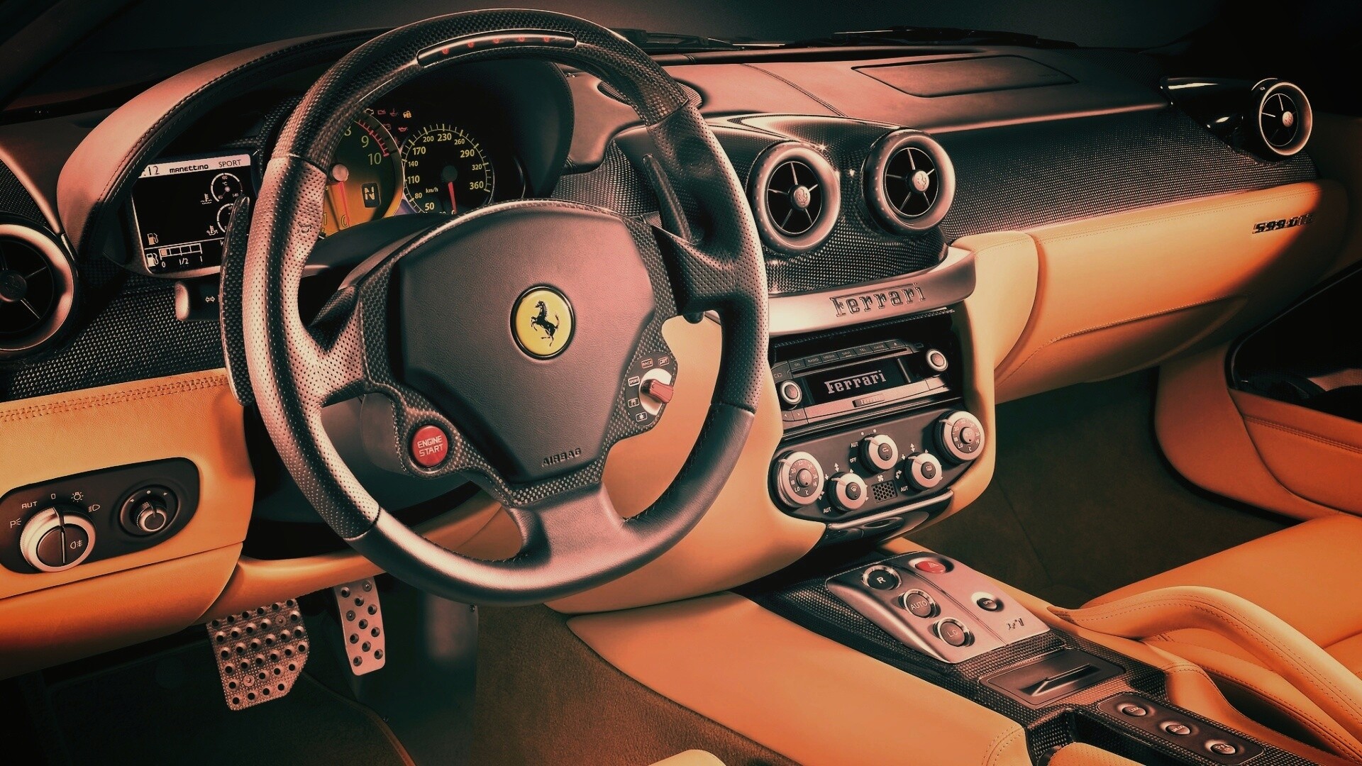 Салон феррари обои