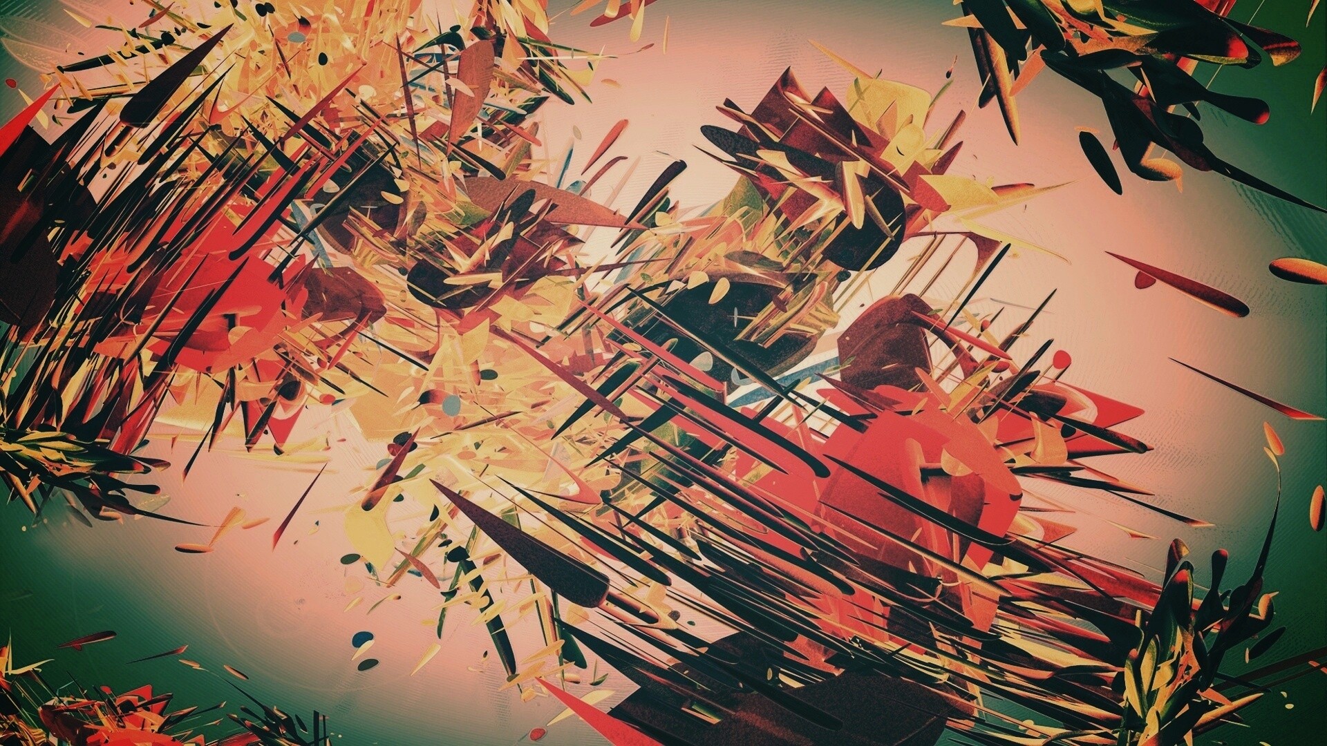 Сумасшедшая абстракция обои