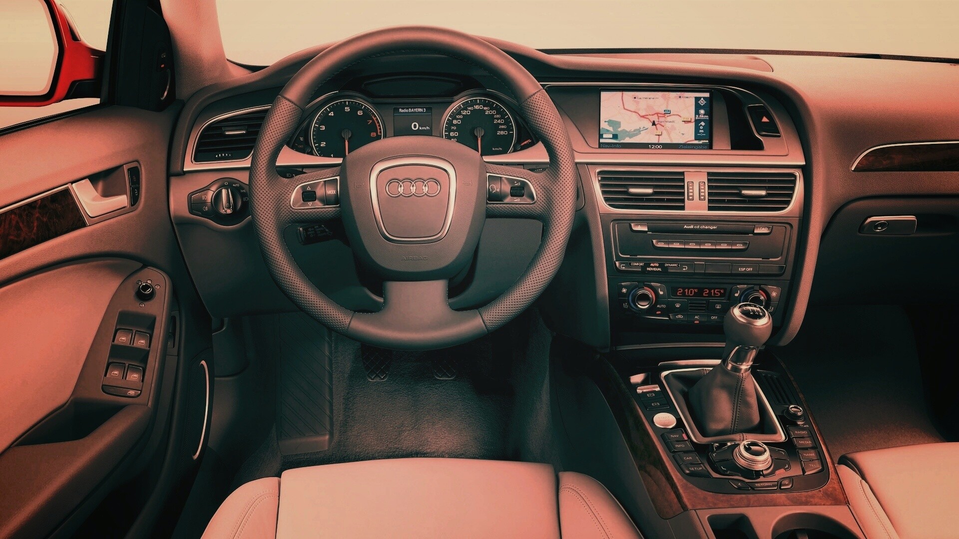 Салон ауди обои