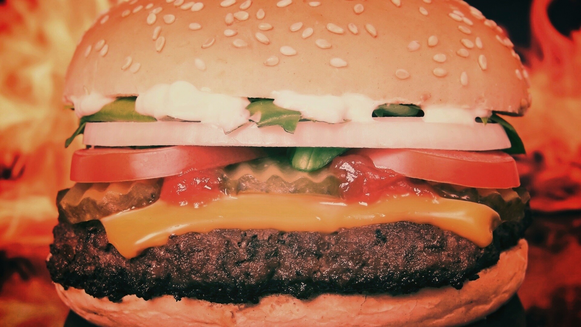 Чизбургер обои