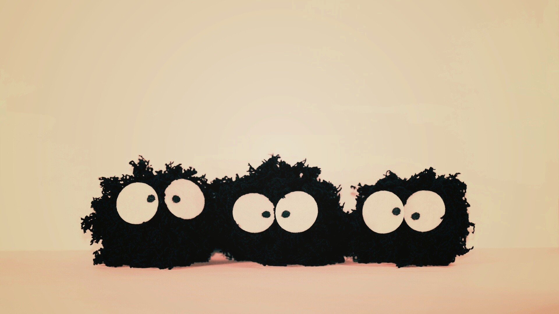 Кляксы с глазами обои