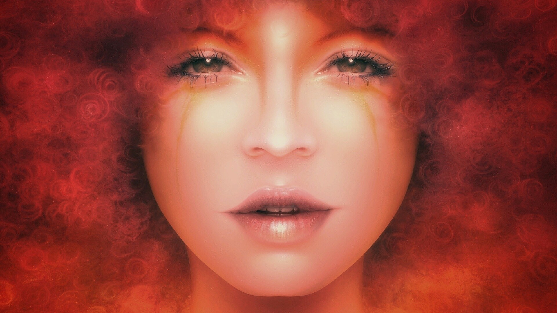 Карамельное личико обои