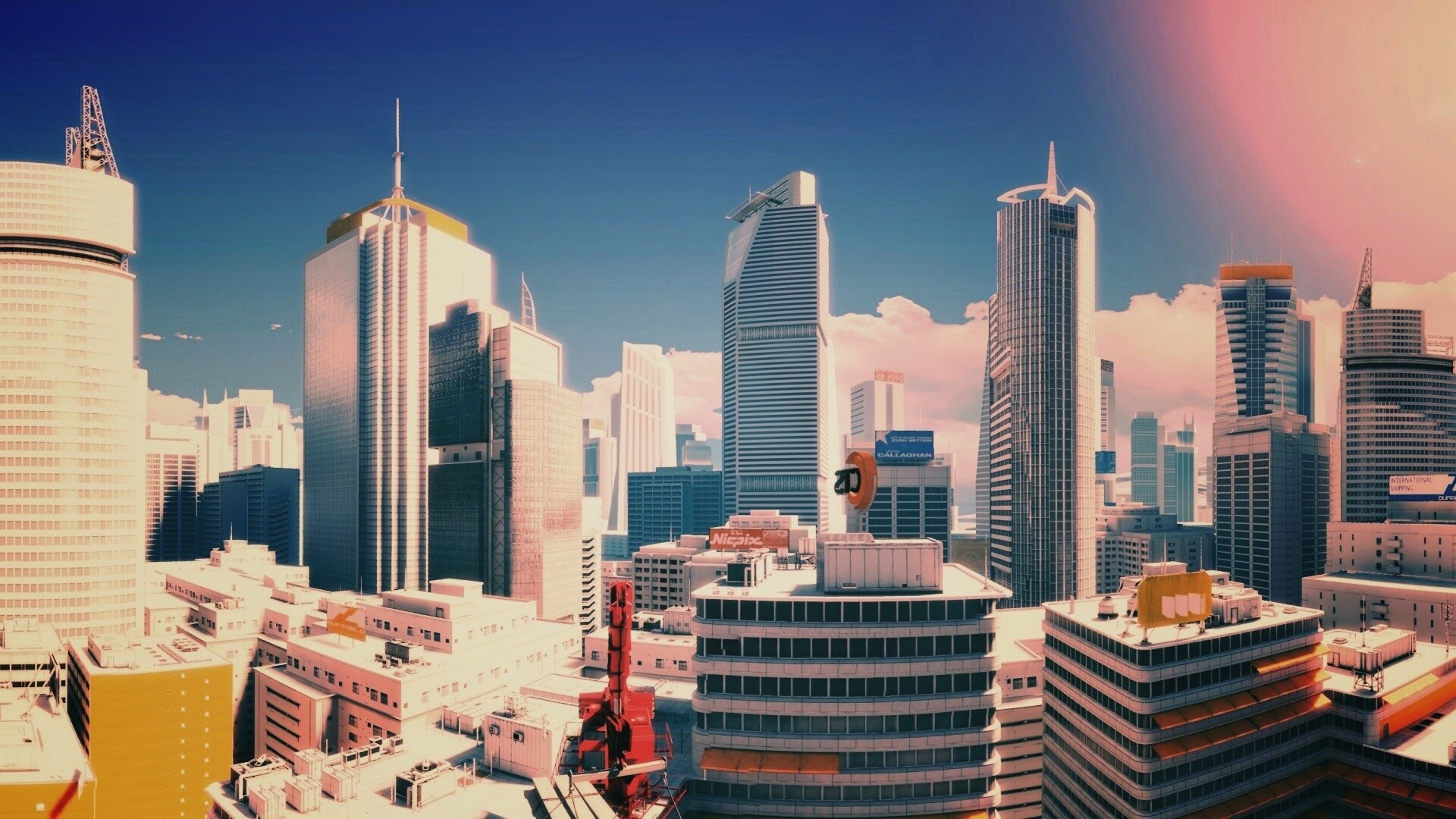 Город Mirrors Edge обои