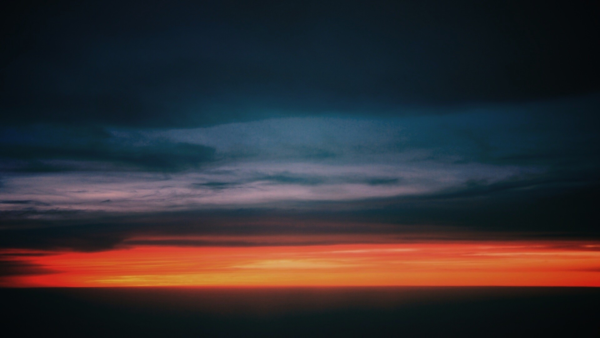 Закатное небо обои