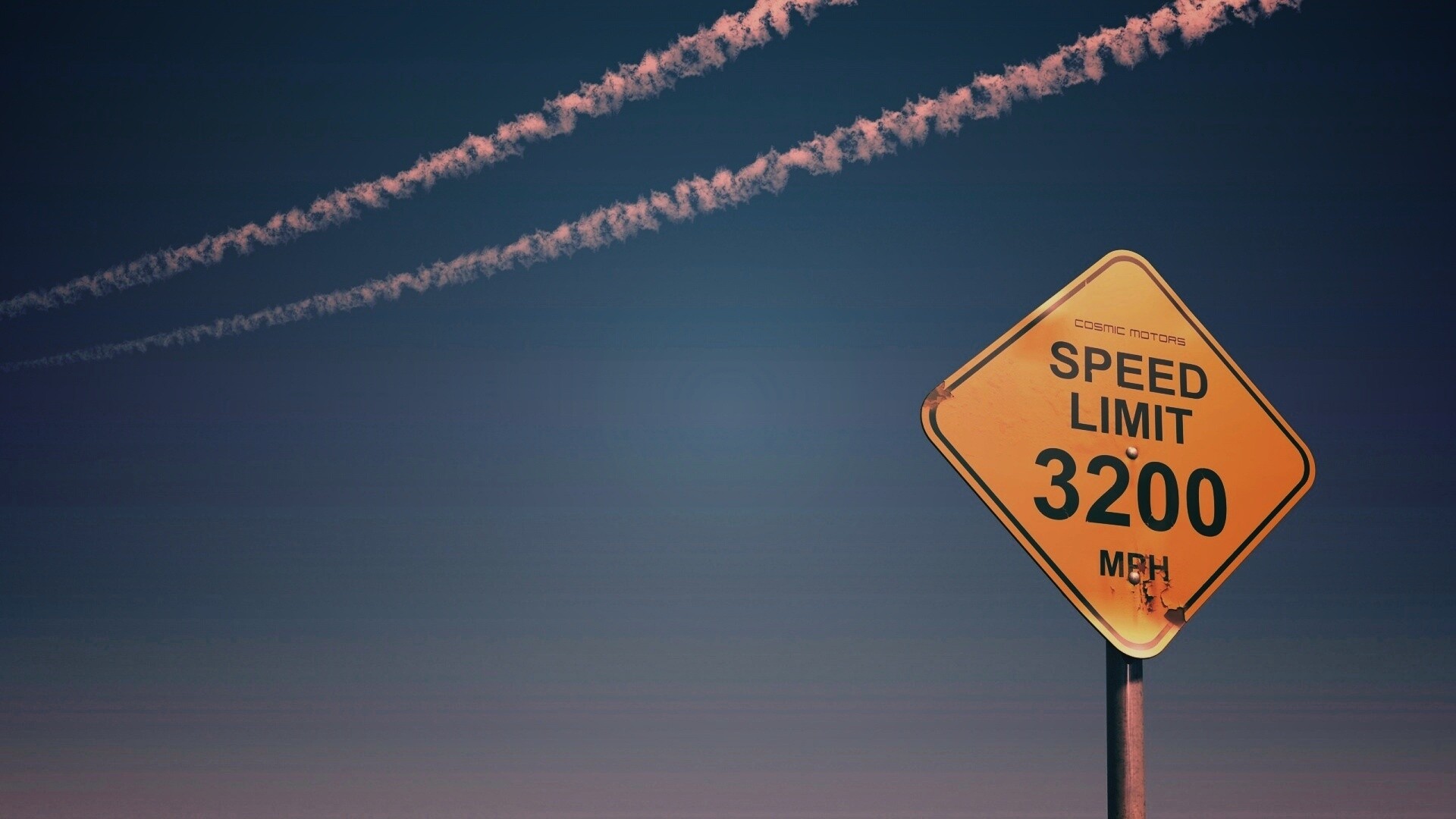 Знак ограничения скорости обои