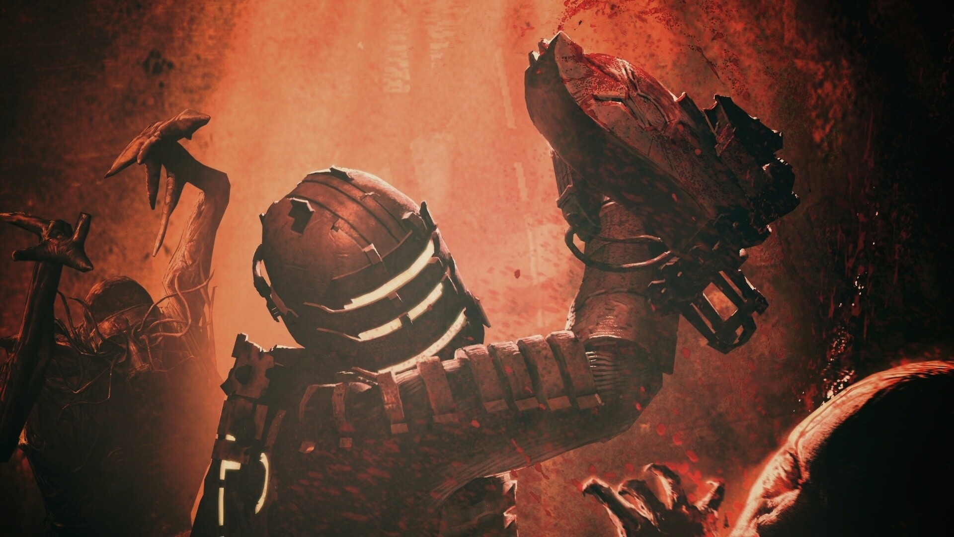 Айзек Кларк выпилил монстра обои