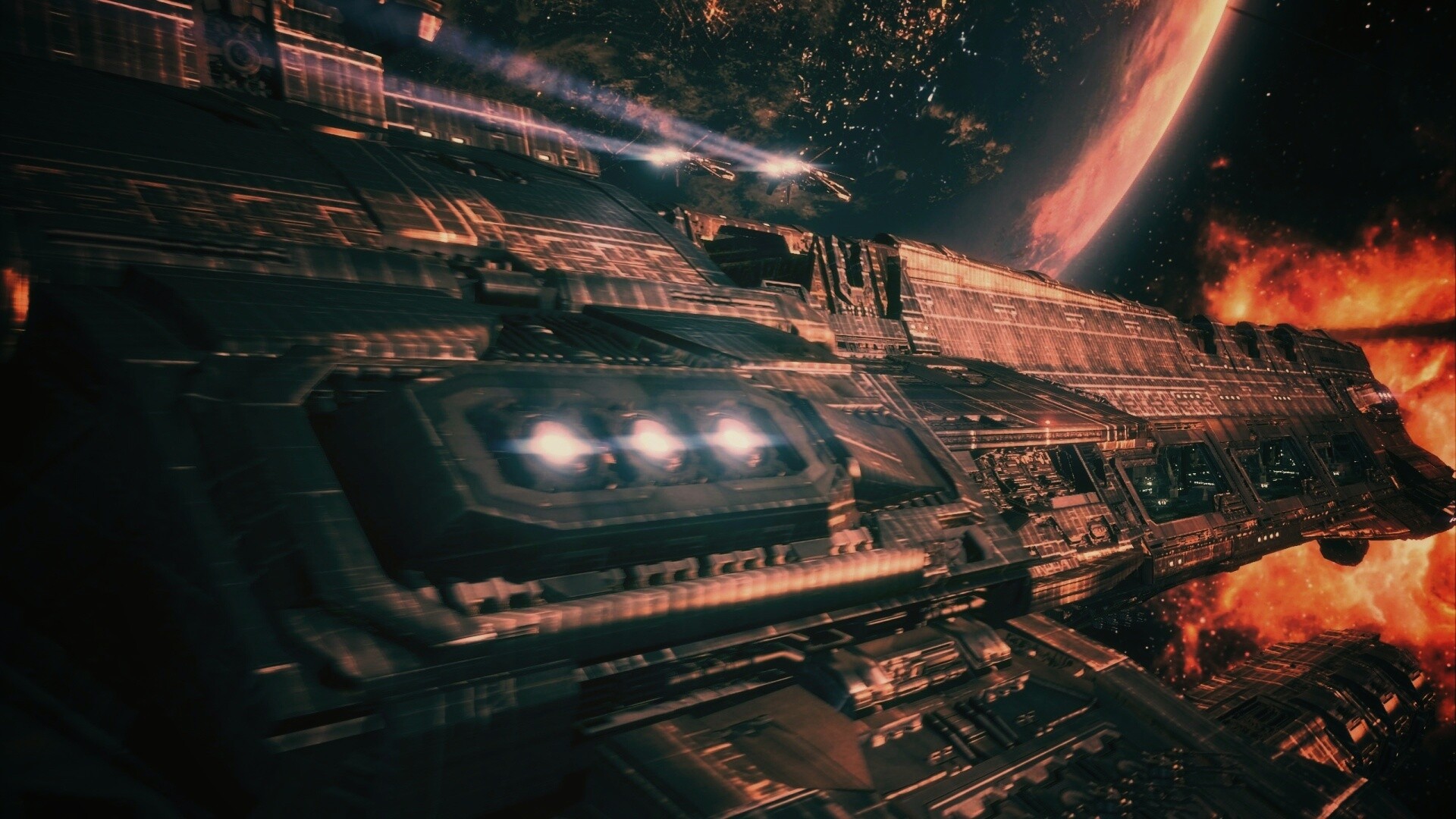 Космический корабль обои