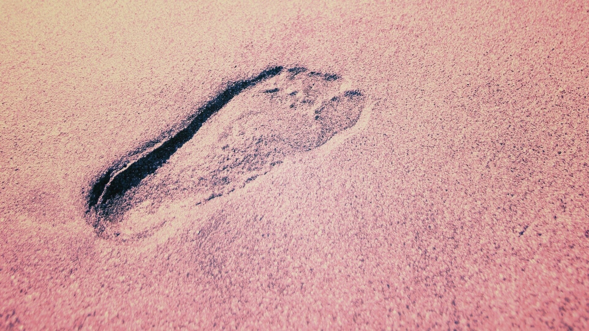 Отпечаток ноги обои