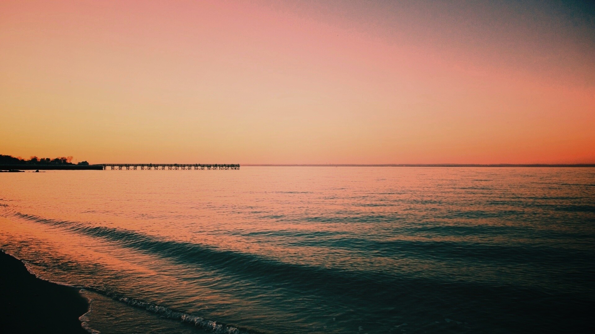 Причал обои