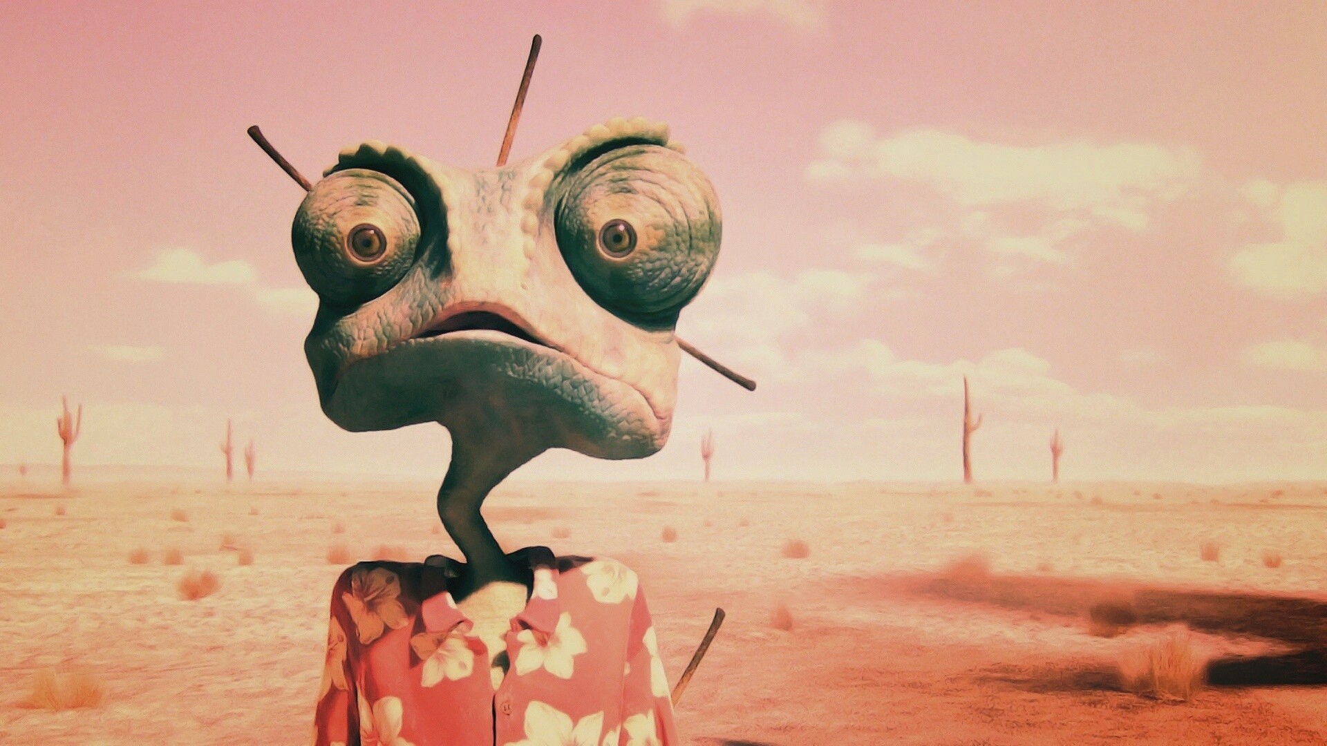 Ранго в колючках от кактуса обои