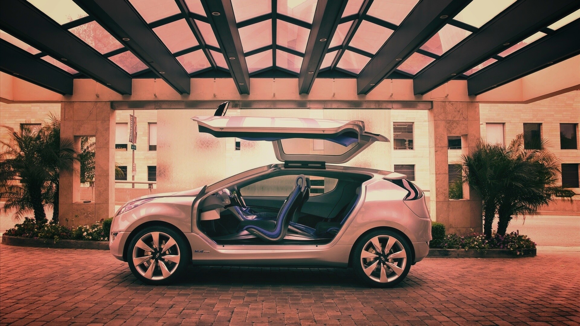 Автомобиль самолёт обои