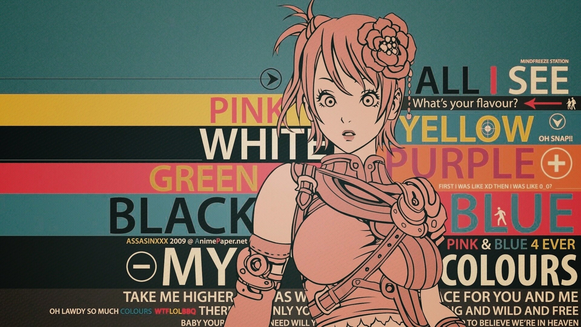 Раскрась её обои