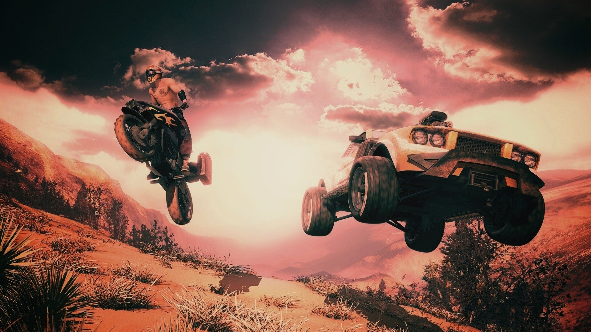 Гонки по пересеченной местности обои