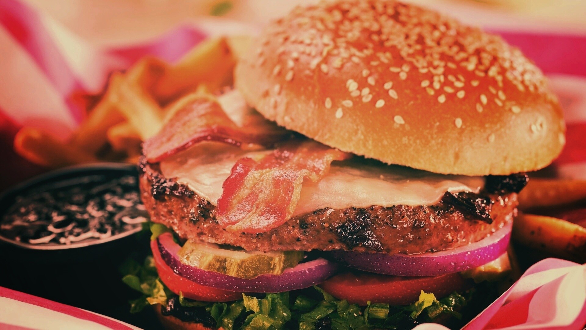 Вкусный сэндвич обои