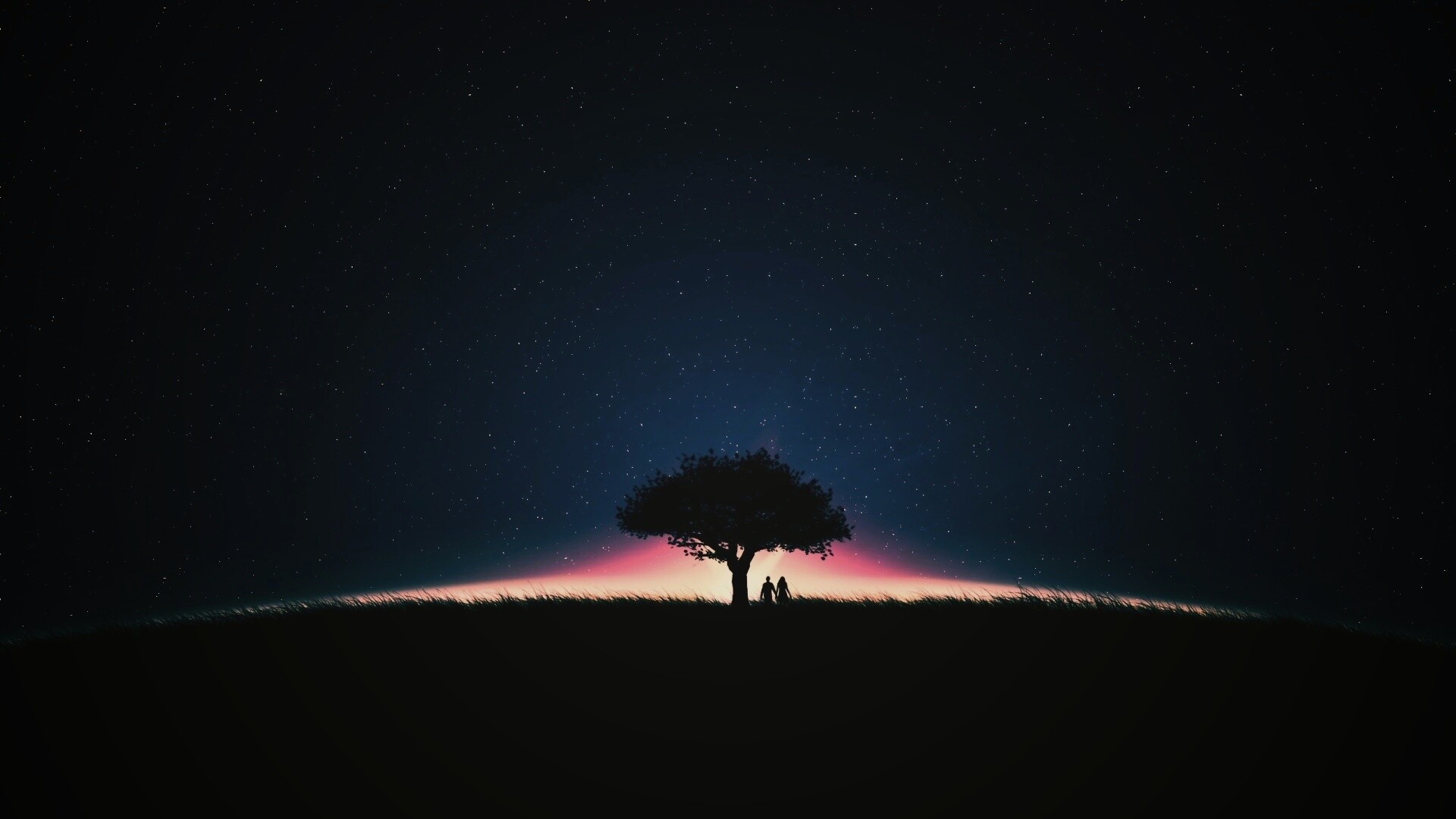 Звёздная ночь обои