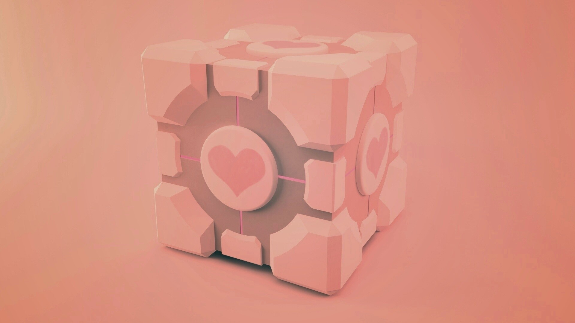 Взвешенный куб-компаньон обои